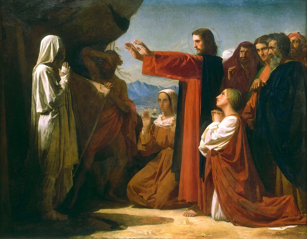 Resurrection of Lazarus by Leon Bonnat
