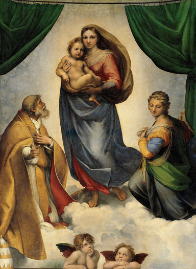 Raphael, Sistine Madonna painting