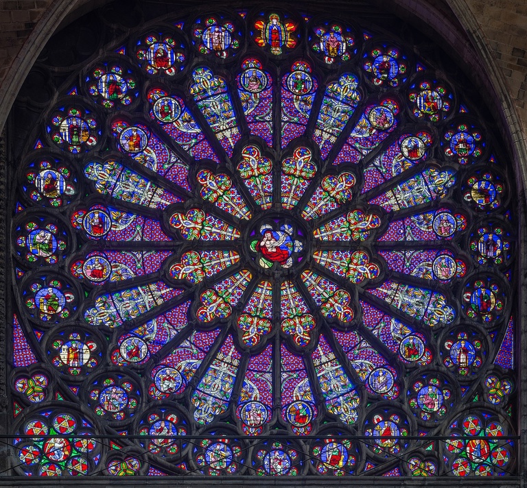 Rose Window of the Basilica of Saint-Denis, Paris