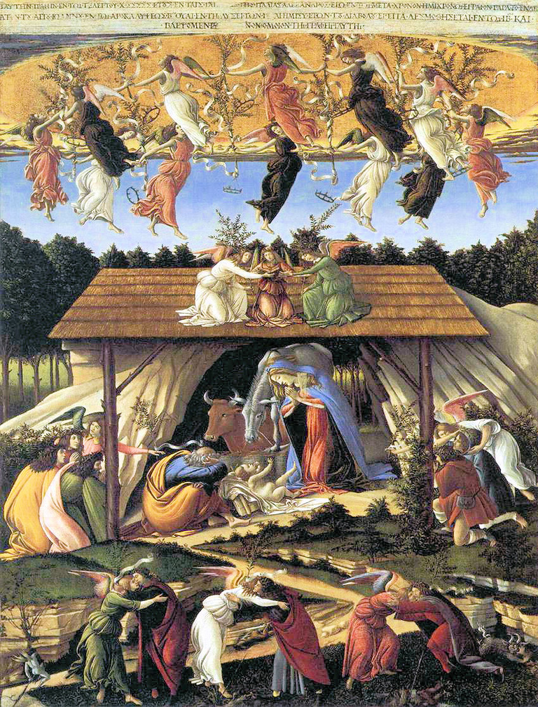 The Mystical Nativity by Botticelli