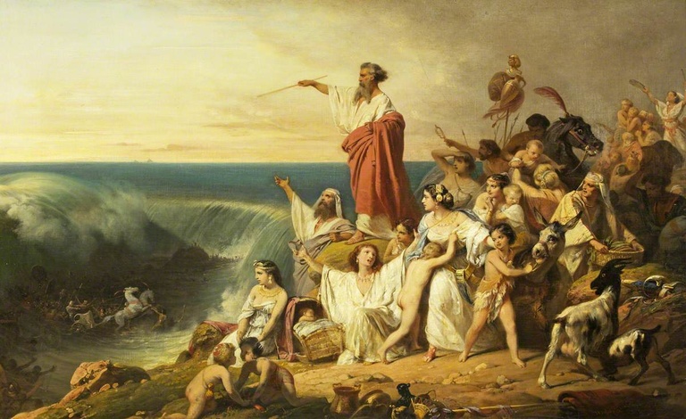 "The Children of Israel Crossing the Red Sea" by Frédéric Schopin