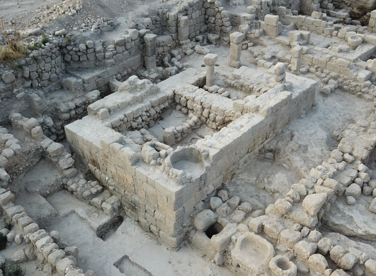 Monumental Building at Tel Bet Shemesh that is believed to be a synagogue