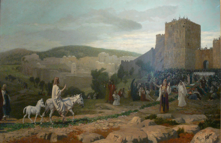 Entry of the Christ at Jerusalem by Jean-Léon Gérôme