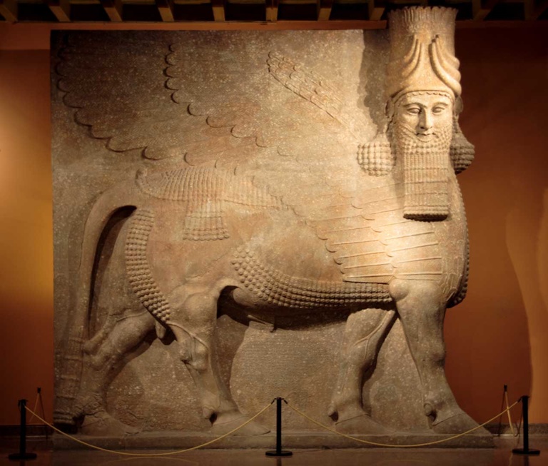 lamassu from King Sargon II's throne room