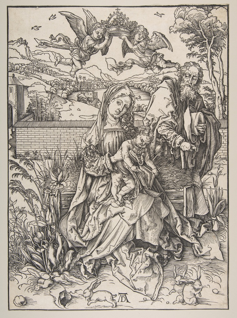Holy Family with three hares Dürer
