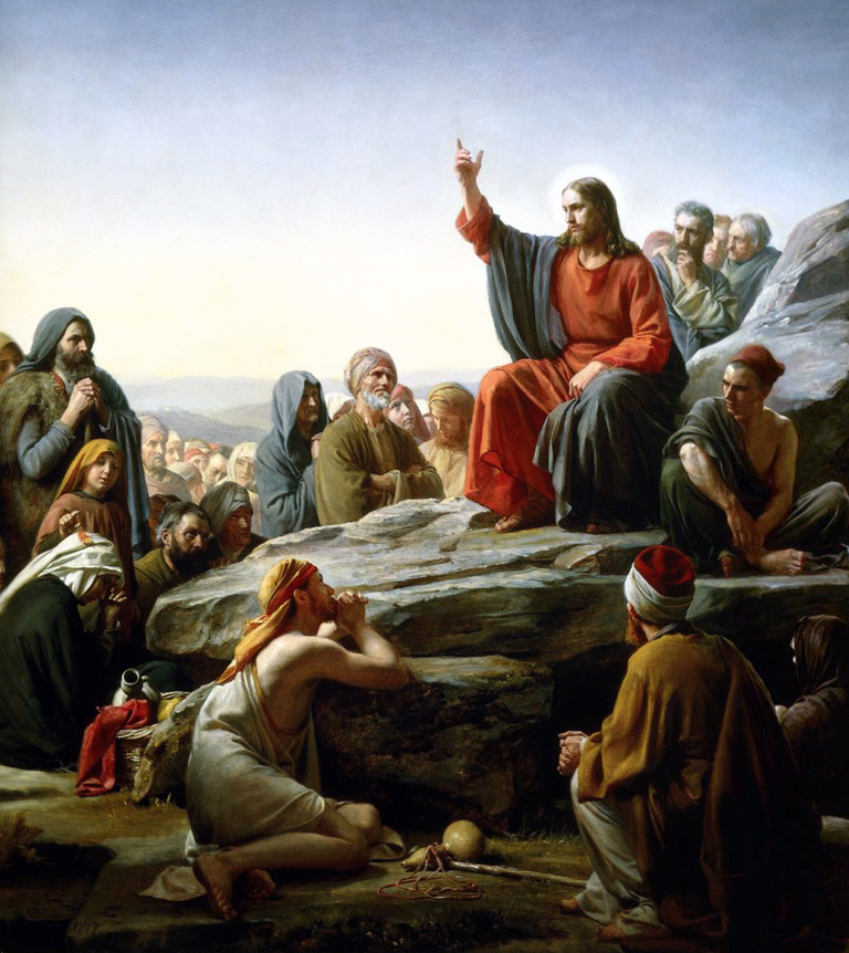 Carl Bloch Sermon on the Mount painting