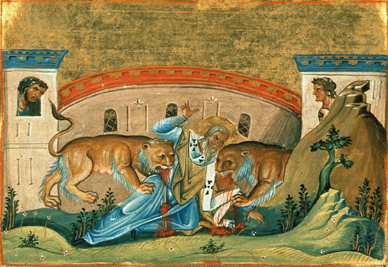 martyrdom of Ignatius Bishop of Antioch Menologion of Basil II