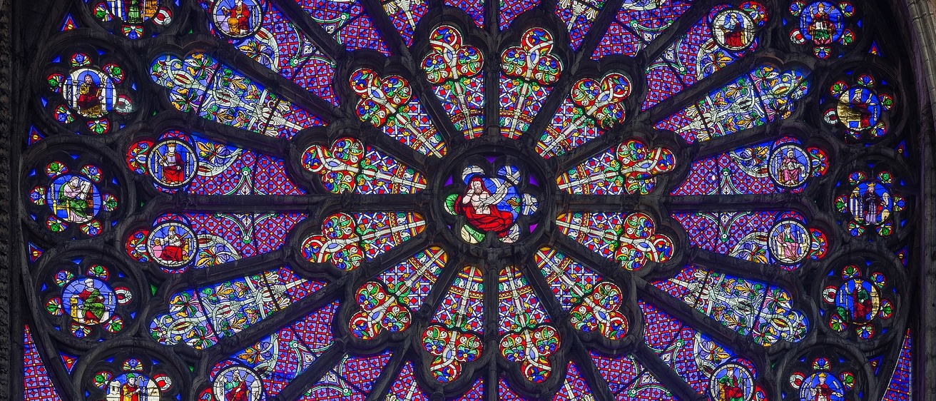 Rose Window of the Basilica of Saint-Denis, Paris