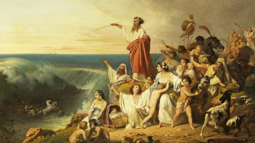 "The Children of Israel Crossing the Red Sea" by Frédéric Schopin