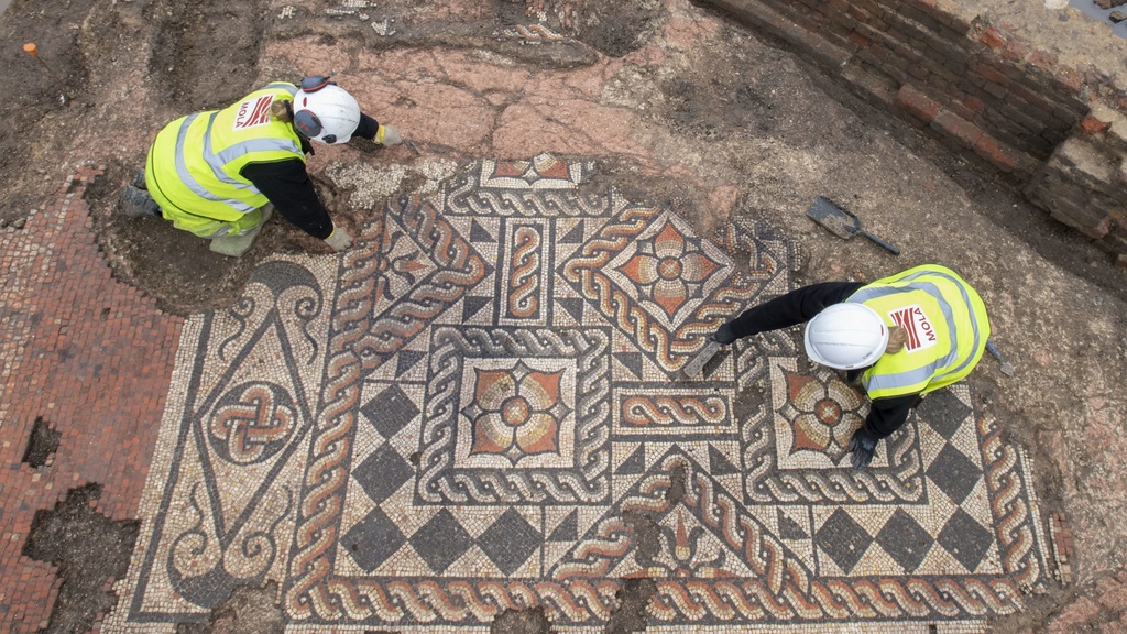 London mosaic discovery