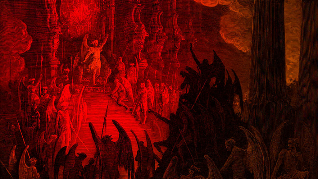 Satan in Council by Gustave Doré