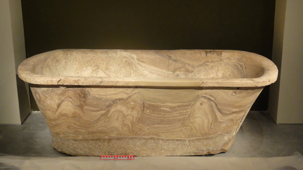 Herod's alabaster bathtub