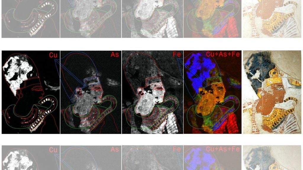 X-Ray scans, ancient Egyptian necropolis paintings
