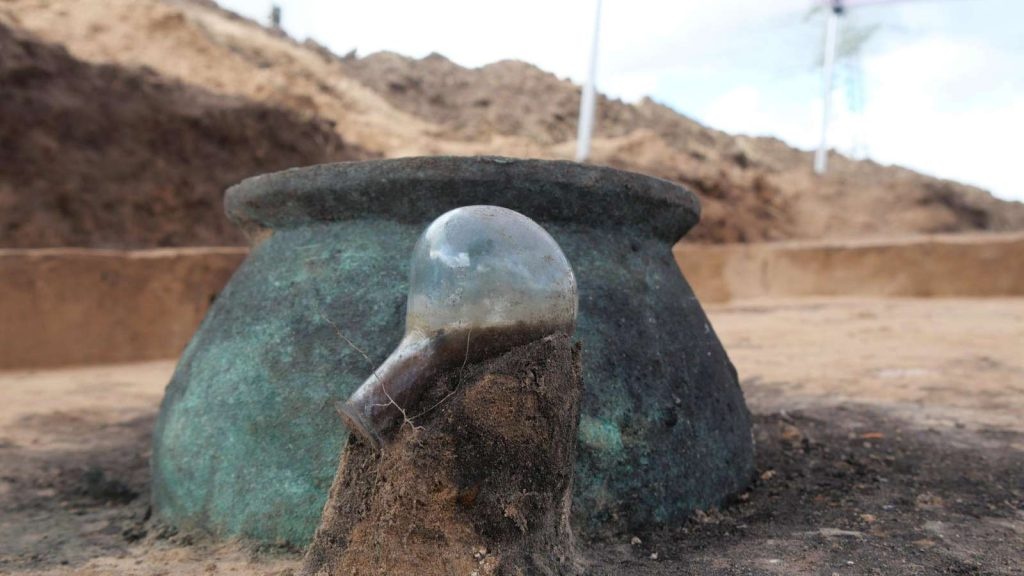 Burial items.