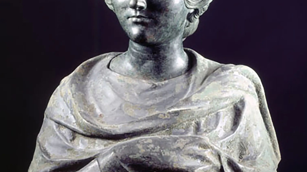 Bust of Marcus Aurelius' daughter.
