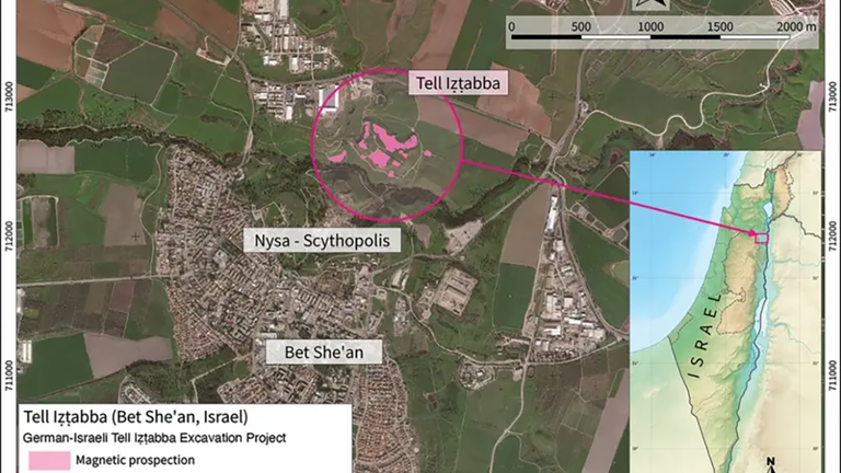 Tel Iztabba map