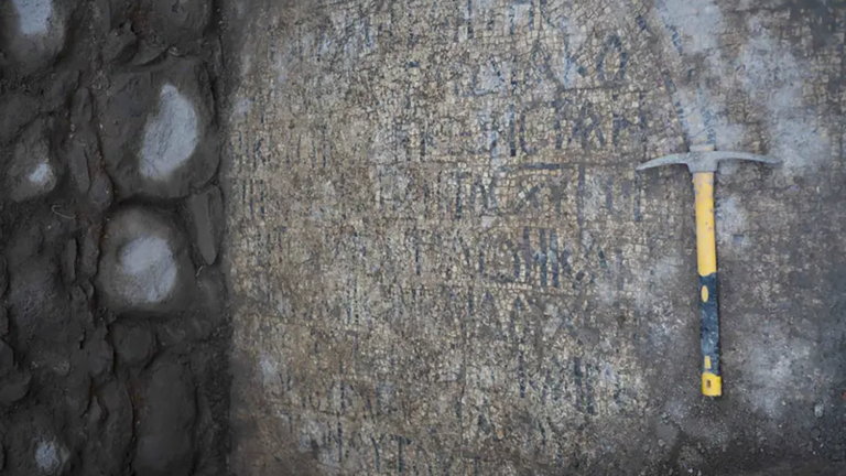 Church of the Apostles mosaic El Araj