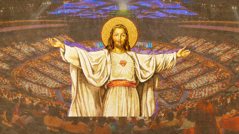 Jesus in Megachurch