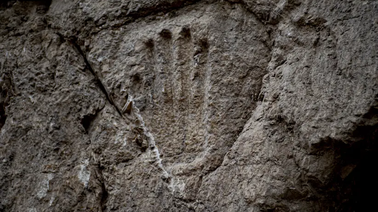 Jerusalem Moat Hand Print